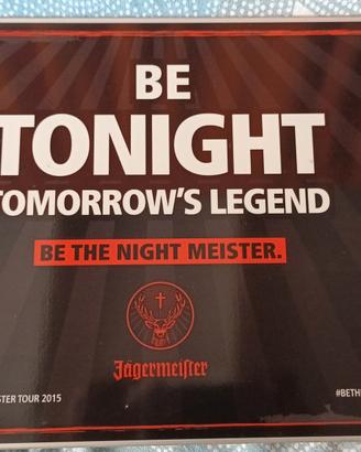 insegna in metallo Jagermeister 