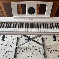 tastiera Yamaha np-15 white con supporto 