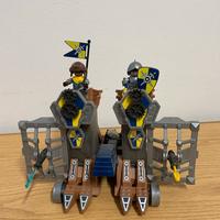 Playmobile novelmore - catapulta mobile e cavalier