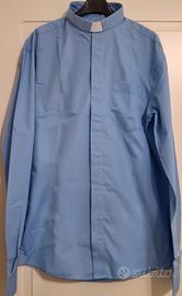 Camicia sacerdote clergy maniche lunghe