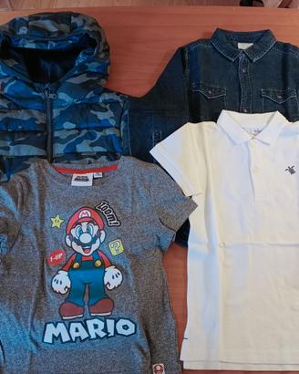 Set abbigliamento bambino anni 6