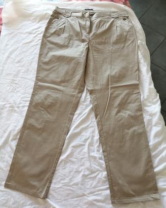 Pantaloni beige "Elena Mirò" 