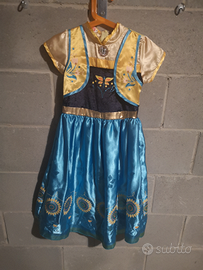 Costume Anna- Frozen 6-8 anni