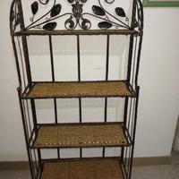 Mobiletto pieghevole in ferro per ingresso