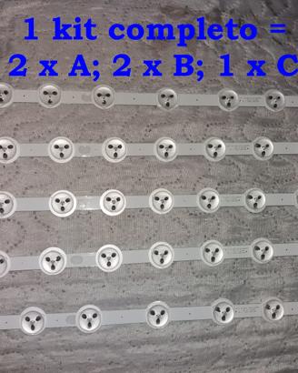 5 barre led ves390undc-01 ves400unds-01 ves400unds