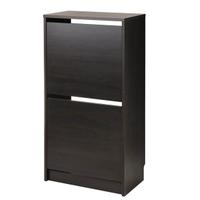 SCARPIERA BISSA DUE SCOMPARTI NERA (2Pz)