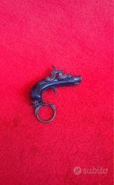 Portachiavi Vintage Miniatura Pistola Derringer