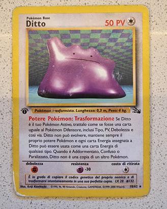 Rara Originale Ditto prima edizione FO 18 / 62