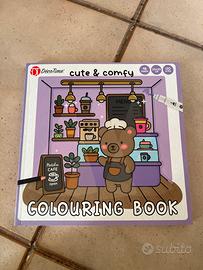 Libro da colorare Déco time “cute&comfy” Neuf