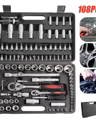 CHIAVI A CRICCHETTO BUSSOLA KIT 108 PZ CHIAVE