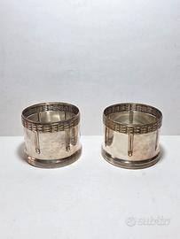 Coppia Sottobottiglie WMF Britannia Metal OX 1905