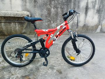 Bicicletta 20 pollici bi ammortizzata 