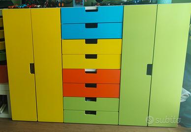 cameretta IKEA armadio STUVA