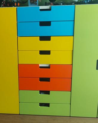 cameretta IKEA armadio STUVA