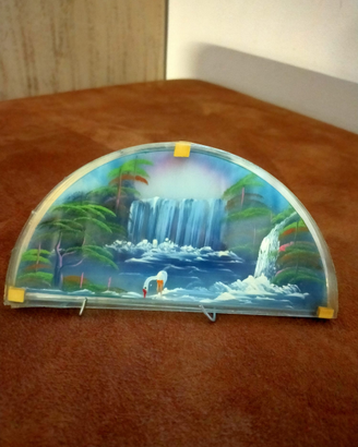 Piccolo dipinto su vetro