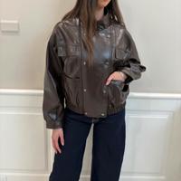 Bomber donna marrone tg Lxl nuovo