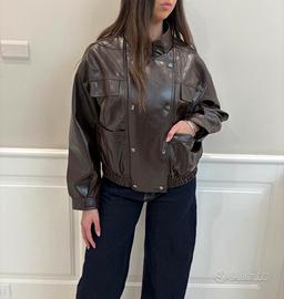 Bomber donna marrone tg Lxl nuovo