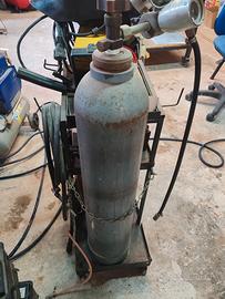 kit per saldatura tig,bombola, torcia, regolatore