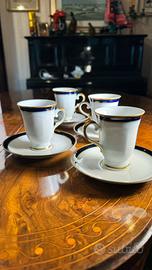 Set 4 tazzine Tirschenreuth Bavaria oro