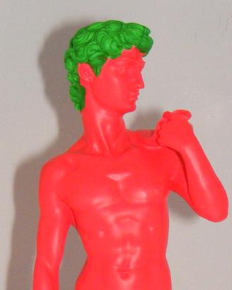 Statuetta David “Psychedelic” decorata a mano