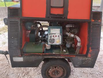 Compressore da cantiere+ sabbiatrice