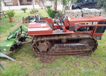 Trattore cingolato con fresa celli