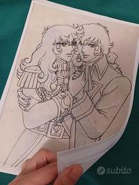 Lady Oscar 🌹 schizzi preparatori