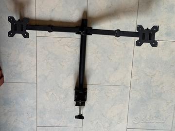 BONTEC Supporto Doppio Monitor da 13” a 27”