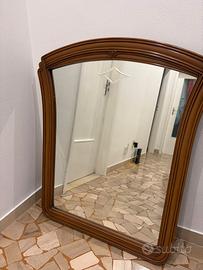 Specchio con cornice di Legno Made in Italy