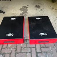 Weightlifting landing pads