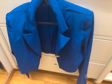 Giacca corta blu