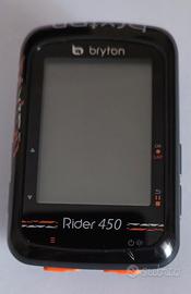 Navigatore GPS per bici BRYTON 450 CARTOGRAFICO 