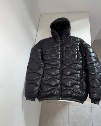 piumino Blauer Uomo Nero Lucido