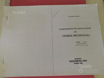Complementi ed applicazioni di Teoria dei segnali