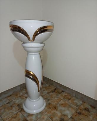 Colonna portavaso in ceramica