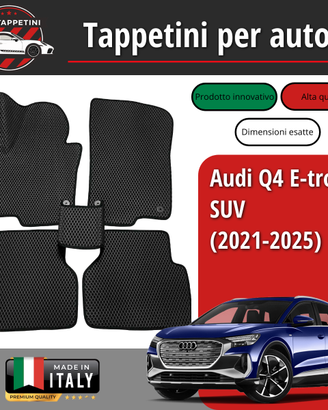 Tappetini per auto Audi Q4 E-tron (2021-2025)