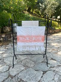 porta asciugamano in ferro battuto