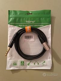 Cavo bilanciato TISINO 2m XLR JACK 6,3