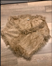 STEFANELmaxiSTOLAbeigeLAPINeffettoMONGOLIAcomeNUOV