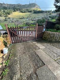 Cancello colonna in ferro