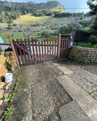 Cancello colonna in ferro