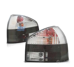 FANALI AUDI A3 8L 96-00 HATCHBACK BIANCO AFFUMICAT