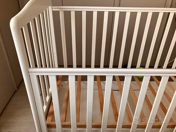 Lettino neonato legno bianco