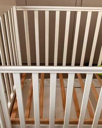Lettino neonato legno bianco
