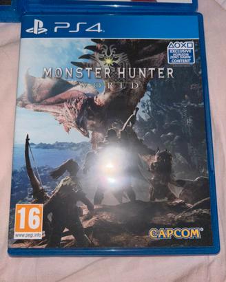 Monster hunter world PS4