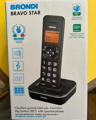 Telefono cordless Brondi con vivavoce