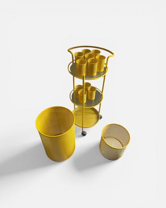 Mobiletto e contenitori bagno