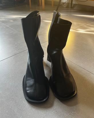 Topshop stivali neri pelle