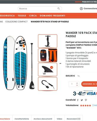 NUOVO - Tavola Sup gonfiabile