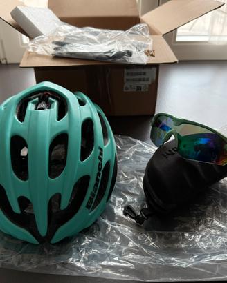 Casco Bianchi Lazer Blade+ Tg. S (52-56)+occhiali